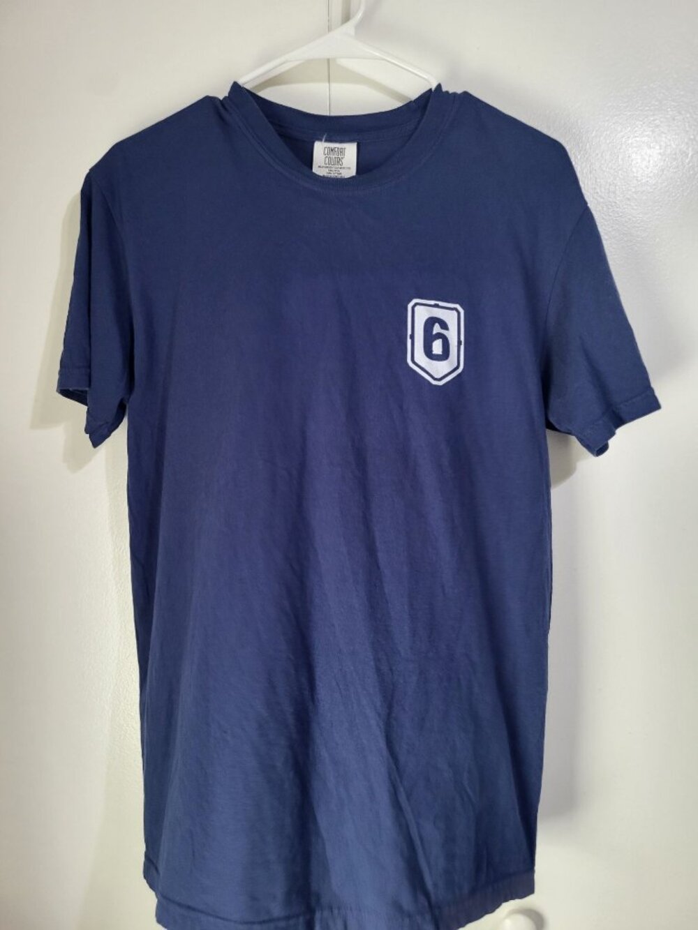 Ubisoft Six Siege Siege X Tactical Graphic T Shirt SZ Med Navy Blue